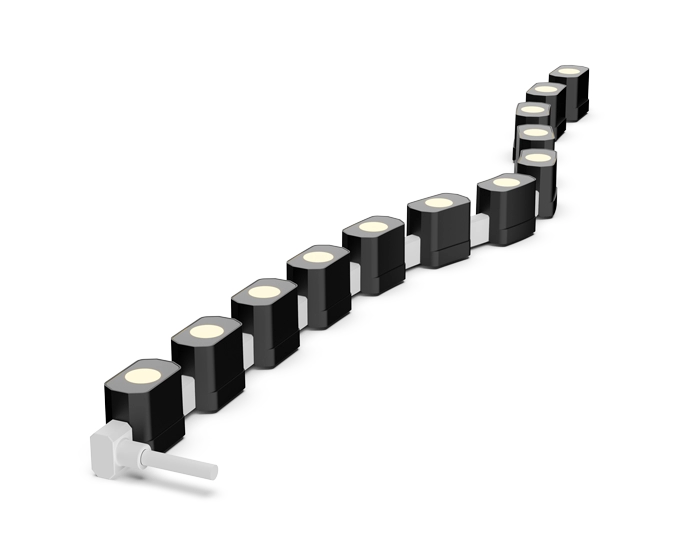 NW3020S La soluci&oacute;n confiable de ba&ntilde;ador de pared LED flexible