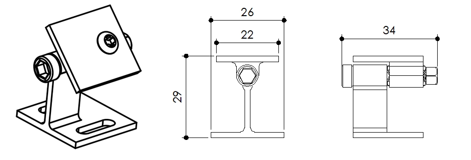 Tipo 3, soporte giratorio