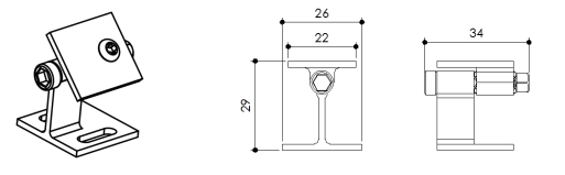 Tipo 1, soporte giratorio